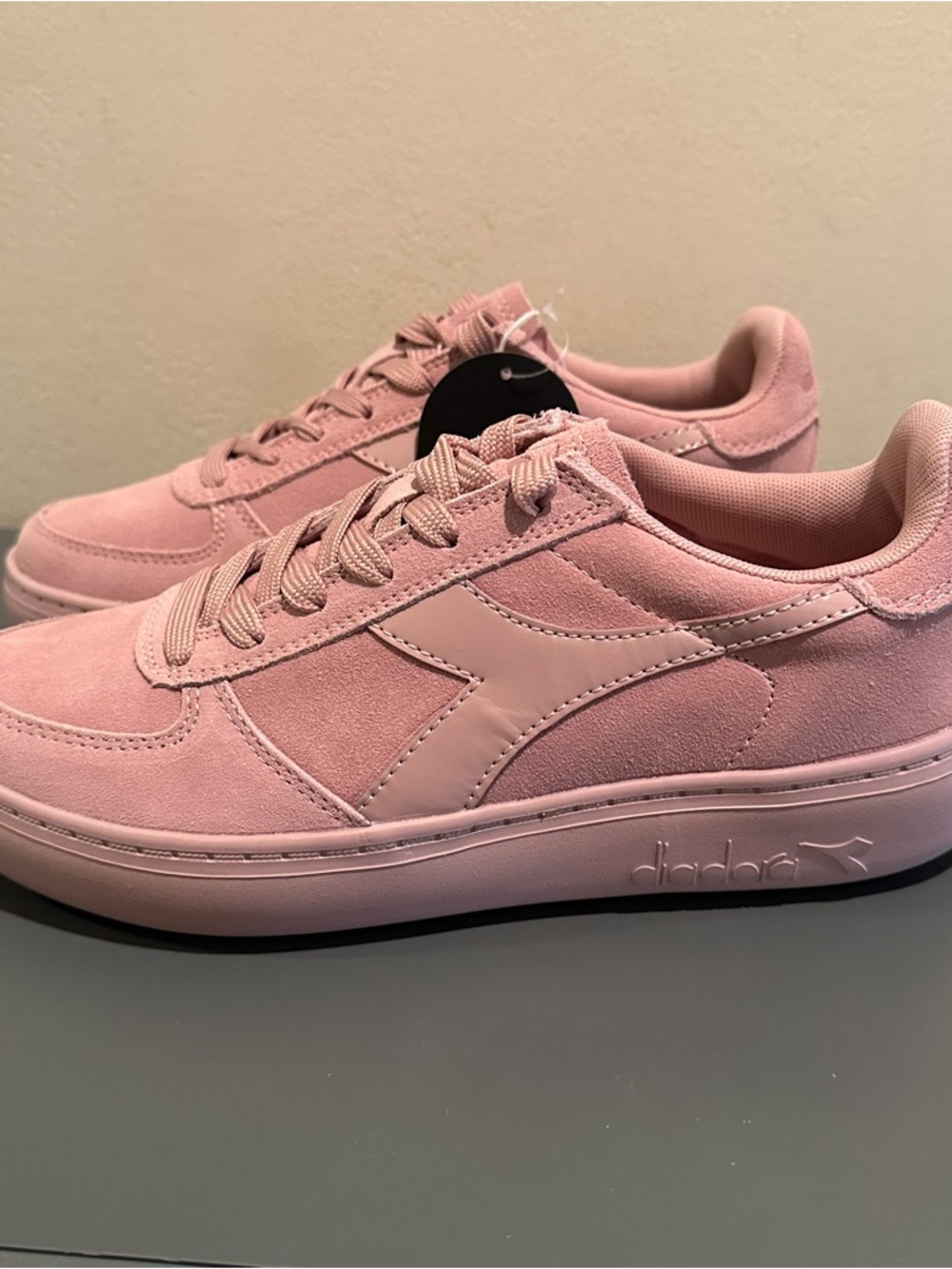 Diadora B.Elite Wide Nub Pink sneakers 8.5 Womens